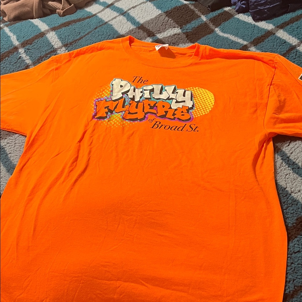 Jerzees Bright Orange Philly Flyers Tee